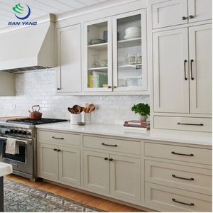 Armadietto da <span class=keywords><strong>cucina</strong></span> Standard incorniciato pannello incassato porte da <span class=keywords><strong>cucina</strong></span> armadi da <span class=keywords><strong>cucina</strong></span> con più stili di porta armadi antichi per la vendita - Product Image 3