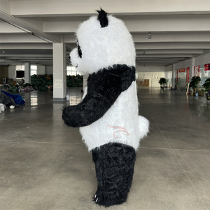 <span class=keywords><strong>Costume</strong></span> Gonfiabile Gigante da Panda 2m/2.6m/3m Unisex, <span class=keywords><strong>Costume</strong></span> da Mascotte Peloso per Danza e Kung Fu, Ideale per Eventi e Noleggio - Product Image 2