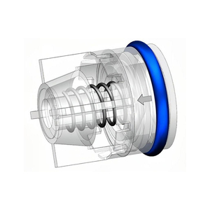<span class=keywords><strong>Clapet</strong></span> <span class=keywords><strong>anti</strong></span>-<span class=keywords><strong>retour</strong></span> en plastique blanc pour compteur d'eau manuel 40mm - Product Image 2