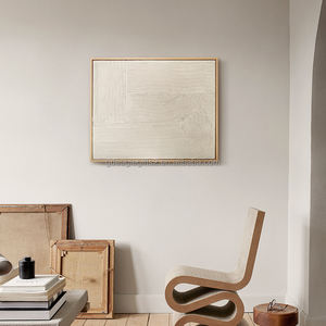 لوحات جدارية من الاكريليك من EAGLEGIFTS لوحات لوحات خشبية لنمط الحد الادنى لوحات تجريدية مرسومة يدويا ثلاثية الابعاد - Product Image 1