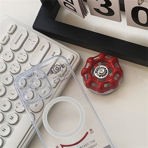 Soporte magnético creativo para válvula de agua 3D, soporte desmontable para teléfono con agarre de acrílico divertido y bonito para Magsafe - Product Image 4