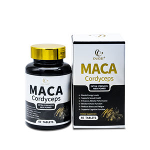 OEM Best Product Maca Root Cordyceps Extract Strength Supports Body Health Maca Cordyceps <b>Tablets</b> - Product Image 1