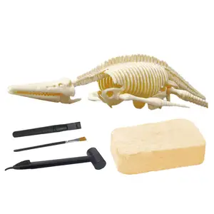 Educational DIY Toy 3D Digging Bones Toys Archaeological Excavation Set It Out Dinosaur Fossil Dig Kit For Kids