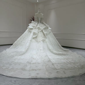 Vestidos de Novia Modernos y Lujosos Xx51, Vestidos de Novia con Escote Corazón, Vestidos de Novia con Pedrería, Espalda Descubierta, Cola de Capilla, Largos hasta el Suelo - Product Image 5