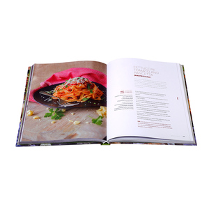 Libro de cocina de tapa dura de impresión a color personalizado de bajo coste de buena calidad - Product Image 4