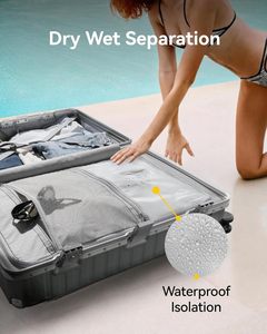 <span class=keywords><strong>Valise</strong></span> personnalisée avec roulettes pivotantes, cadre en <span class=keywords><strong>aluminium</strong></span>, coque rigide en <span class=keywords><strong>polycarbonate</strong></span> sans fermeture éclair, bagage de voyage - Product Image 6