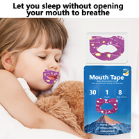 Bande adhésive buccale en forme d'anneau pour enfants pour dormir, OEM, bandes de sommeil indolores pour enfants, patch anti-respiration buccale, confortable toute la nuit