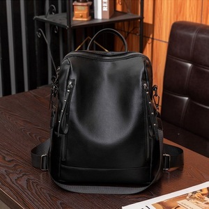 <span class=keywords><strong>Mochila</strong></span> de PU para <span class=keywords><strong>Mujer</strong></span> 2026, con Cierre de <span class=keywords><strong>Cremallera</strong></span>, Moderna, Antirrobo, para Viajes Diarios y Escolares - Product Image 3