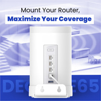 Soporte Bangcheer para TP-Link Deco BE63/BE65/BE67/BE68/HB410/BE10000/BE11000/BE14000 Mesh Wi-Fi 7 System, Aleación de Aluminio
