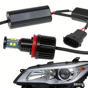 Luces <span class=keywords><strong>LED</strong></span> <span class=keywords><strong>Angel</strong></span> Eyes H8 <span class=keywords><strong>de</strong></span> 80W para BMW E92, Chips <span class=keywords><strong>CREE</strong></span> <span class=keywords><strong>de</strong></span> Alta Potencia y Brillo - Product Image 3