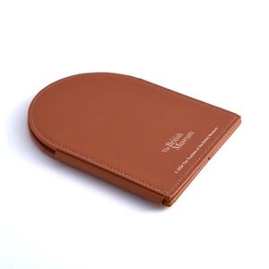 Creative Design Cute Pattern Customize Shape Foldable PU Leather <b>Compact</b> Portable Makeup <b>Mirror</b> - Product Image 3