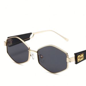 Gafas de Sol de Diseño Único con Forma de Polígono, Marca de Lujo, Vintage, Montura Pequeña, para Hombre y Mujer, 2025 - Product Image 3