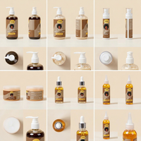 Lot en gros de kits de soins capillaires Chebe, marque privée OEM pour cheveux africains bouclés et abîmés