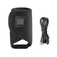 Protecteur de cheville chauffant électrique USB intelligent Hommes Femmes Sports Compresse chaude en néoprène Compresse chaude à température constante