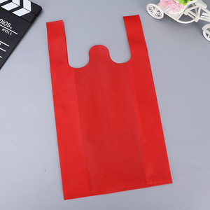 Sacs T-shirt Personnalisés en PE Écologique Pliables et Réutilisables Scellés à Chaud pour Supermarchés et Promotions d'Expositions (Vente en Gros) - Product Image 2