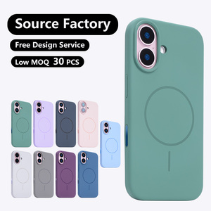 <span class=keywords><strong>Cover</strong></span> per Telefono in <span class=keywords><strong>Silicone</strong></span> Liquido Antiurto di Lusso Custodia per <span class=keywords><strong>iPhone</strong></span> 16 - Product Image 1