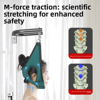 Appareil de Correction de la Colonne Vertébrale, Chaise de Traction pour Rééducation de la Scoliose Cervicale, Chaise/Tabouret Inversé pour Étirement du Cou, Machine de Traction