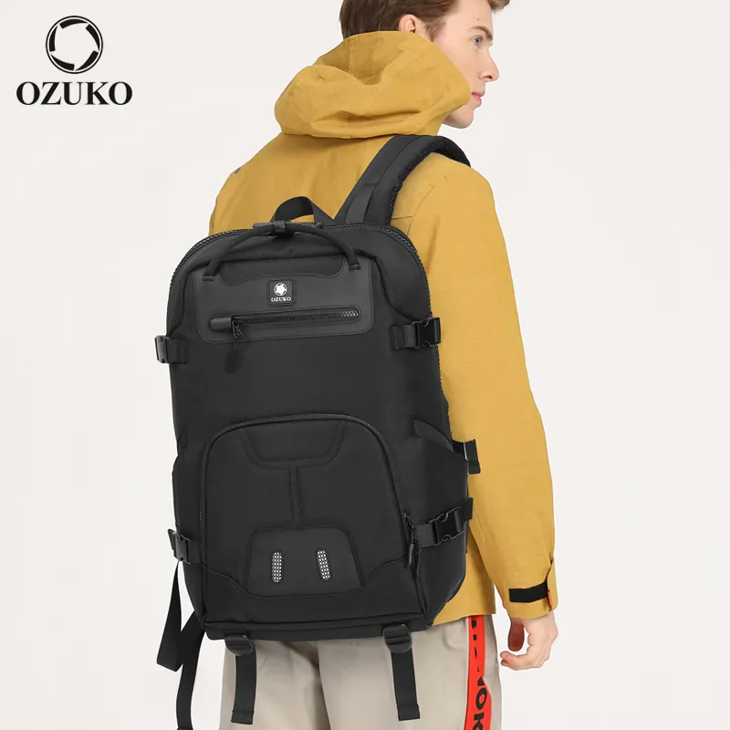 Ozuko 9403 Custom Fashion City Wander Usb Charging School Business Computer Laptop Daypack Travel Modern Smart Backpack