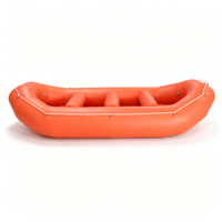 Bateau de rafting pour 8 personnes, 13 pieds (395 cm), résistant à l'usure et aux UV, avec plancher renforcé