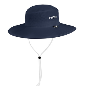 Custom Wide Brim Mesh Bucket <b>Hat</b> with Adjustable Strap UPF 50+ & Quick-Drying All-Season Outdoor Use Unisex Adult Casual Style - Product Image 4