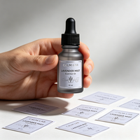 Étiquette de parfum en feuille d'or TEDDY, logo privé, étiquette de bouteille en verre vinyle, autocollant personnalisé pour cosmétiques et parfums