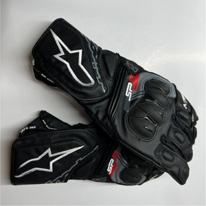 Gants de course de moto en <span class=keywords><strong>cuir</strong></span> longs et tactiles, gants de motocross, gants de conduite tout-terrain, résistants aux chutes, antidérapants - Product Image 2