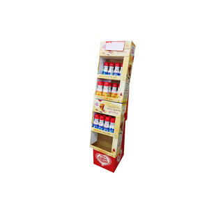 Publicité au détail efficace de supermarché support pliable en carton ondulé présentoir en métal acrylique pour la promotion - Product Image 2
