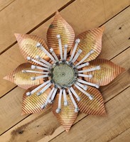 Décoration murale florale en fer forgé, best-seller transfrontalier, pour plantes d'extérieur et d'intérieur, articles décoratifs de jardin, ornements de jardin