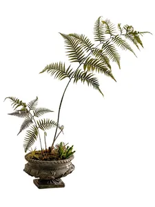 Arbre de banane artificiel d'intérieur plantes ornementales artificielles avec pot arbre artificiel de bougainvillia