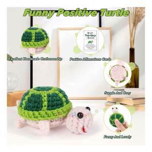 High Quality 100% Handmade Crochet <b>Cute</b> Variety Stuffed Colorful Cartoon Animals Amigurumi <b>Dolls</b> Toy Kids Special Birthday Gift - Product Image 5