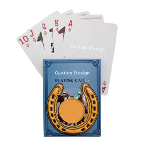 Cartas de Juego con Impresión Personalizada, Cartas de Juego de Marca Famosa Profesional, Mazo de Cartas de Papel para Publicidad, Póker - Product Image 1