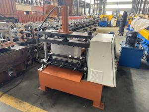 เครื่องขึ้นรูปลอนหลังคาแนวตั้งแบบพกพา คุณภาพสูง คุ้มค่า ปรับได้ พร้อมมอเตอร์ในตัว สำหรับงานหลังคาโลหะนอกสถานที่ - Product Image 2