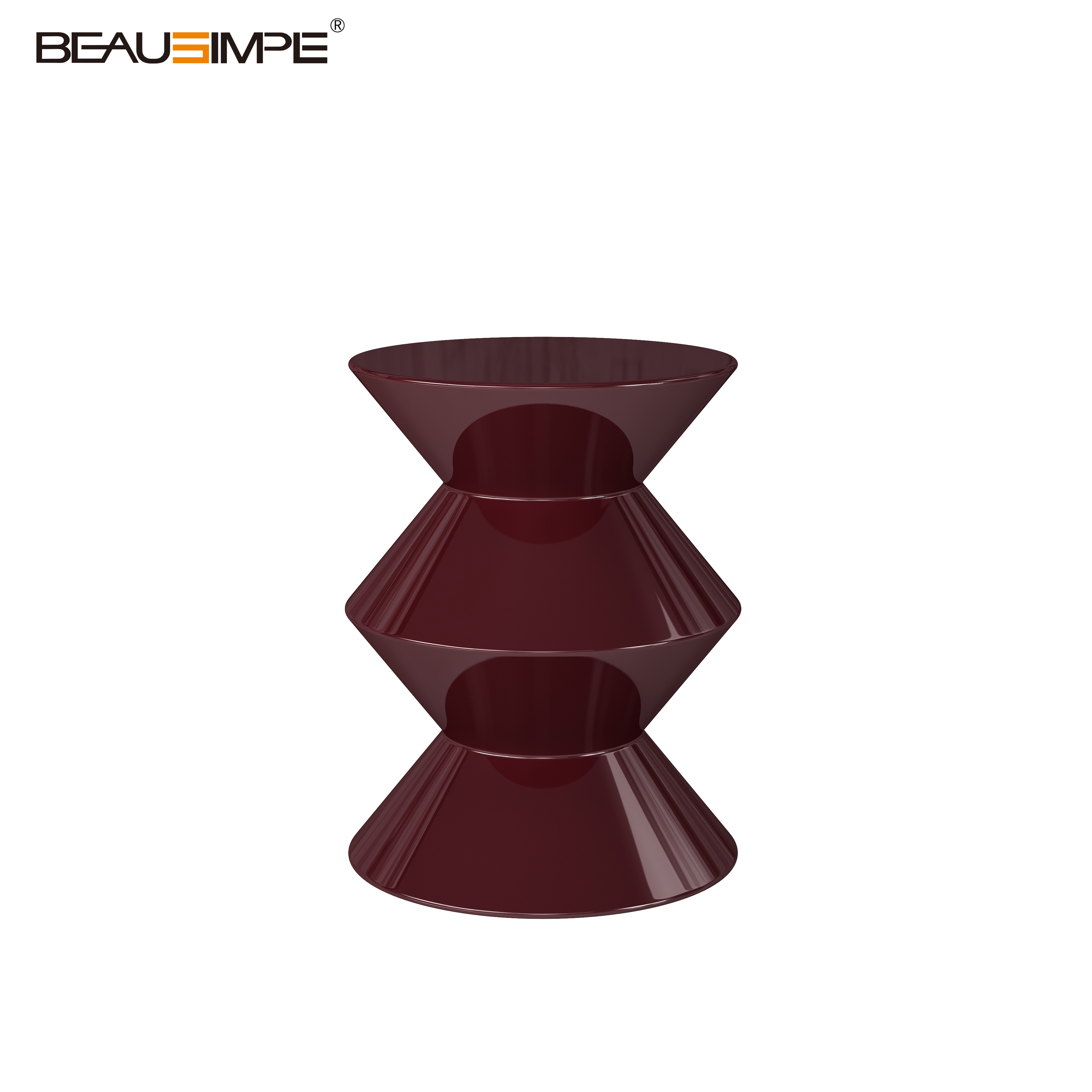 Bordeaux Red Glossy Paint