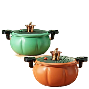 Casserole à micro-pression multifonctionnelle à double oreilles antiadhésive <span class=keywords><strong>de</strong></span> 28 cm, casserole à soupe ménagère, casseroles à micro-pression en fonte - Product Image 1