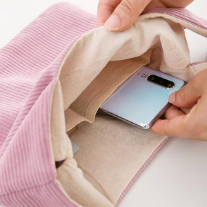 Bolso de muñeca de algodón con patrón japonés, bolsa de mano de lona portátil con manga y nudo, regalo para niña, niño y Mujer - Product Image 2