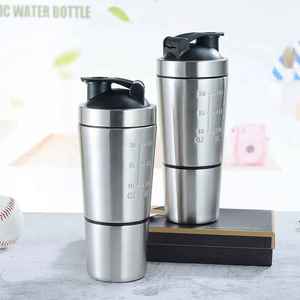 New 304 Stainless Steel Vacuum <b>Flask</b> Leak-Proof Thermal Insulation <b>Large</b> Capacity Graduated Markings Portable Sports Fitness - Product Image 2