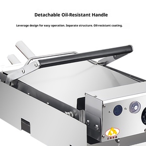 Nueva máquina comercial de hamburguesas de acero inoxidable, barra de aperitivos de pollo frito, secador de calefacción eléctrico temporizado, pequeño, 220V de alto - Product Image 3