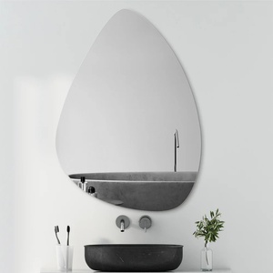 Large <b>Silver</b> <b>Mirror</b>, Sheet <b>Mirror</b> with Traditional Style. Decorative <b>Mirrors</b> for Hotels and Dance Halls, Aluminum Frameless - Product Image 1