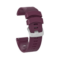 Bracelet de montre en silicone souple pour Garmin Forerunner 245 645 Vivoactive 3 Music 20 mm, bracelet de remplacement sport à libération rapide
