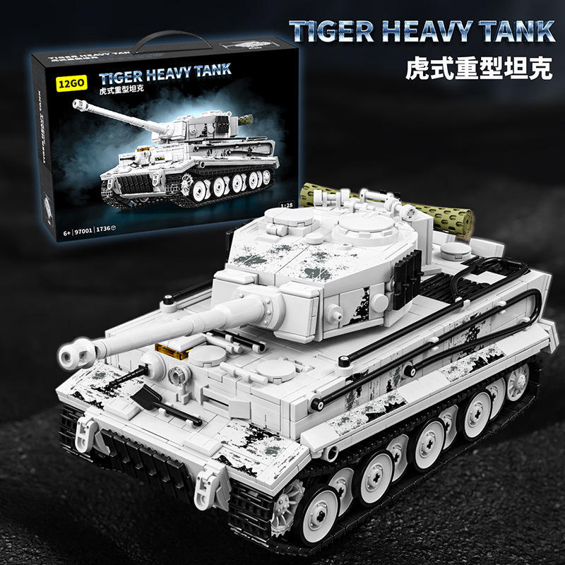 97001 Char lourd Tiger (version camouflage neige)