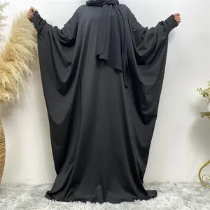 Achats personnalisés en ligne Fournisseur de gros Jilbab une pièce de pleine longueur Abaya de prière Khimar hijab modeste Abaya