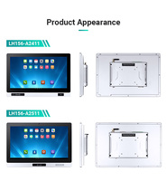 Panel PC Táctil Industrial Android HMI MES de 10.1, 11.6, 15.6 y 21.5 Pulgadas, IP65 Resistente al Agua, RK3568, con Lector NFC RFID/Escáner de Códigos QR