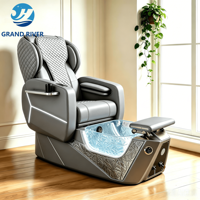 Fauteuil de pédicure électrique de luxe au design moderne pour salon de manucure, spa pour les pieds, fauteuil de pédicure, fauteuils de massage pour pédicure avec brume