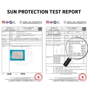 Stock Lots UPF50 protezione solare anti-uv rapida asciugatura funzionale sensazione di freddo di seta di ghiaccio poliammide Spandex tessuto sportivo abbigliamento prendisole - Product Image 3