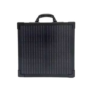 <span class=keywords><strong>Chargeur</strong></span> de panneau <span class=keywords><strong>solaire</strong></span> pliable portable 100W avec béquilles en aluminium pour RV Camping Blackout Off Grid System - Product Image 4