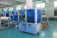 Mesin Cetak Pad 2 Warna Otomatis Rotary dengan Motor Servo dan Layar Sentuh PLC untuk Produk Promosi