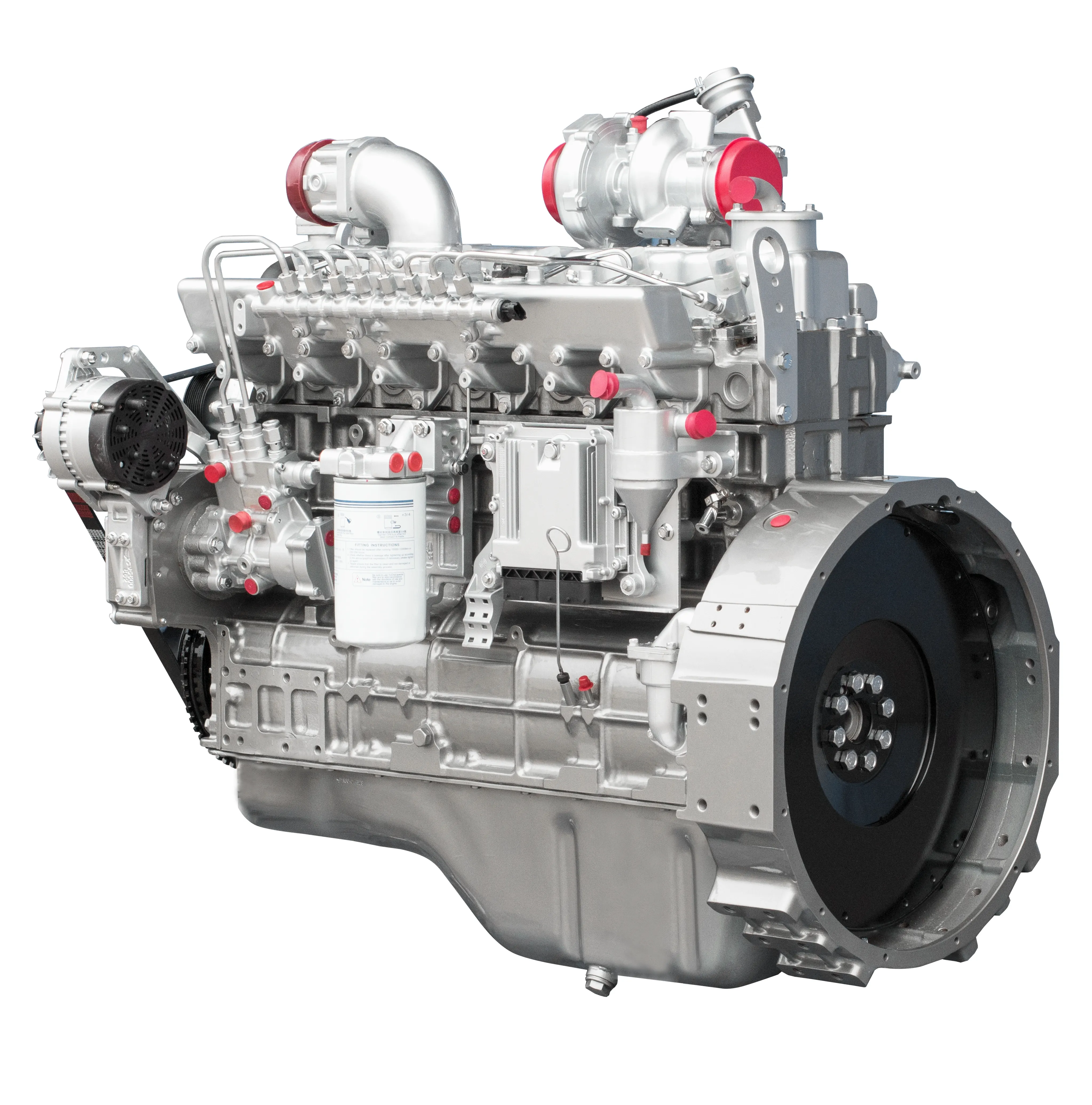 Yuchai YC6MK यूरो 3 उत्सर्जन मध्यम और भारी शुल्क डीजल इंजन के साथ उच्च शक्ति उच्च विश्वसनीयता कम ईंधन की खपत और suf