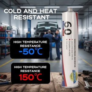 Colle adhésive polyuréthane PU haute résistance pour vitres de voiture, 300 ml, mastic pour pare-brise automobile - Product Image 3