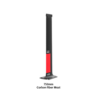 Mât en carbone HM 75 cm à module élevé pour kitesurf, accessoire d'hydrofoil, fabrication OEM