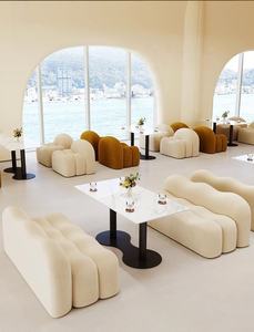 Modern Commercial <b>Sofa</b> Set - Hotel Negotiation Seating & Restaurant Combination - Product Image 1